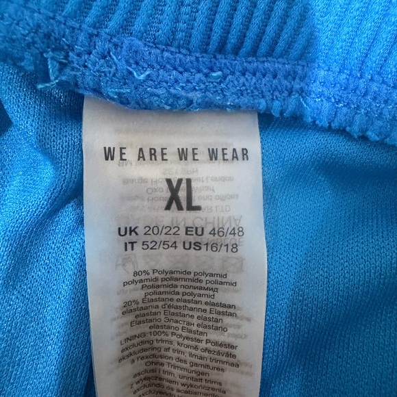 Blue Ribbed Two-Piece Bathing Suit - Picture 2 of 2